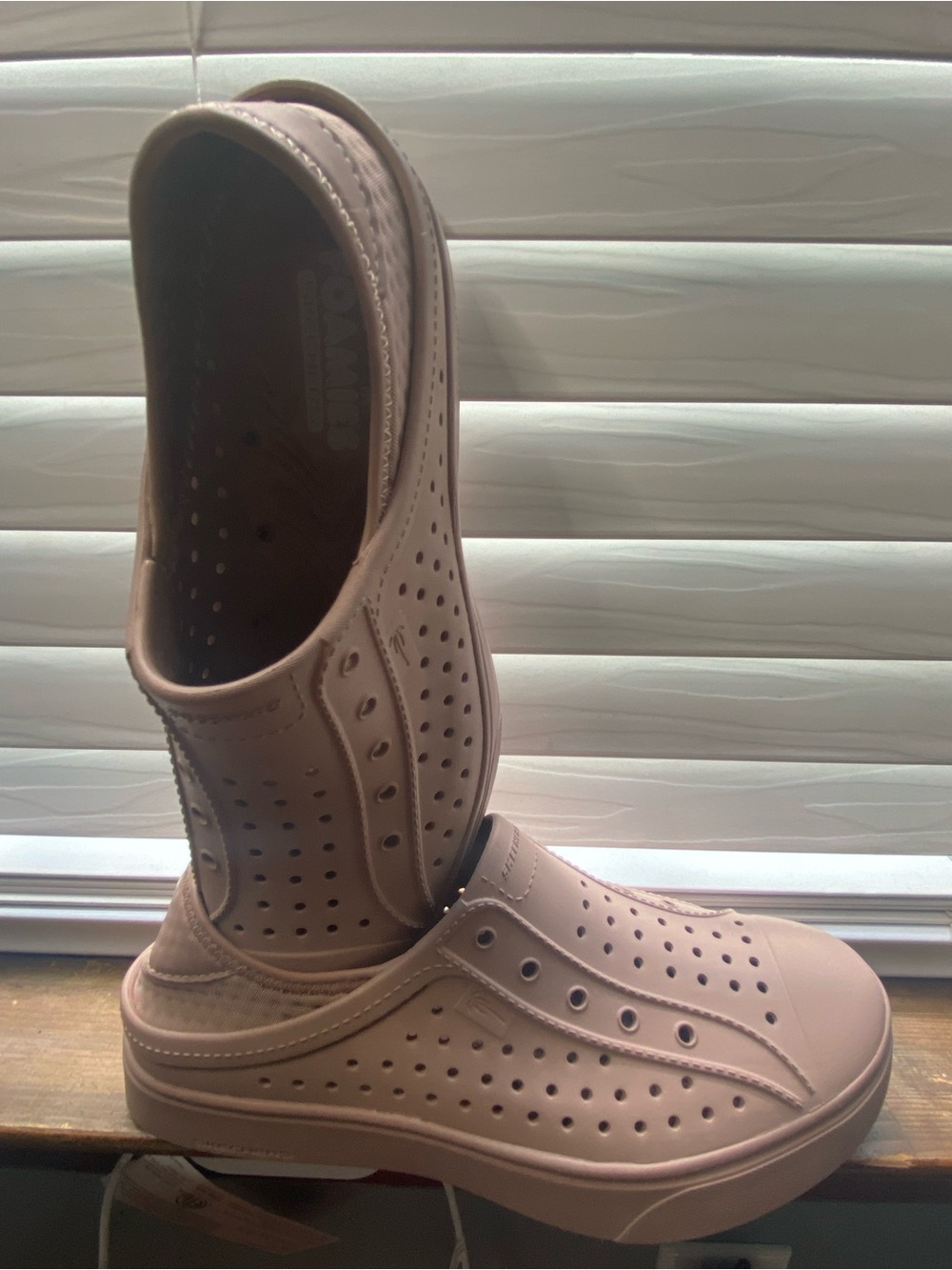 Skechers Slip-On Perforated Loafers - Light Pink